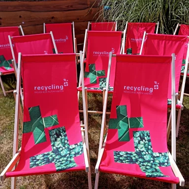Sommerfest Firmenfeier recycling